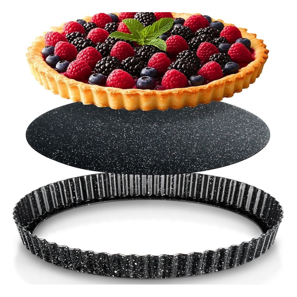 Tart baking tin with removable bottom - Vilde - 28 x 3 cm