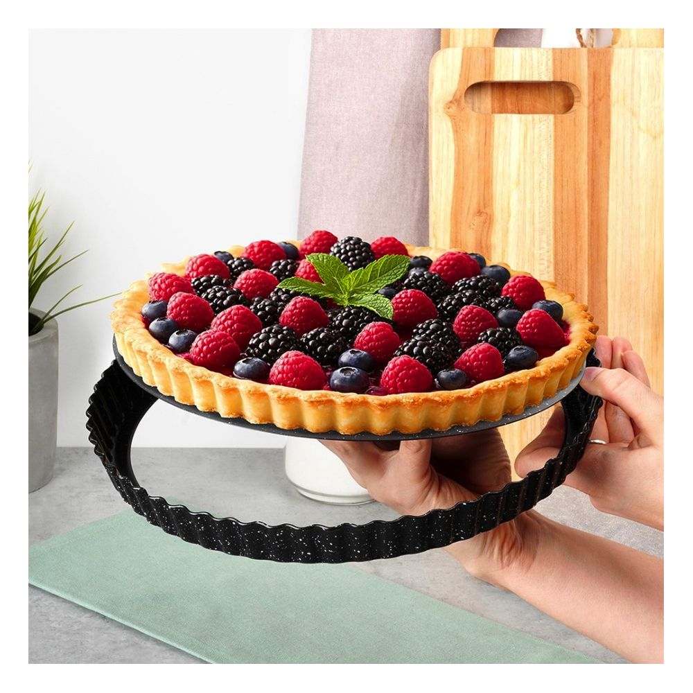 Tart baking tin with removable bottom - Vilde - 28 x 3 cm