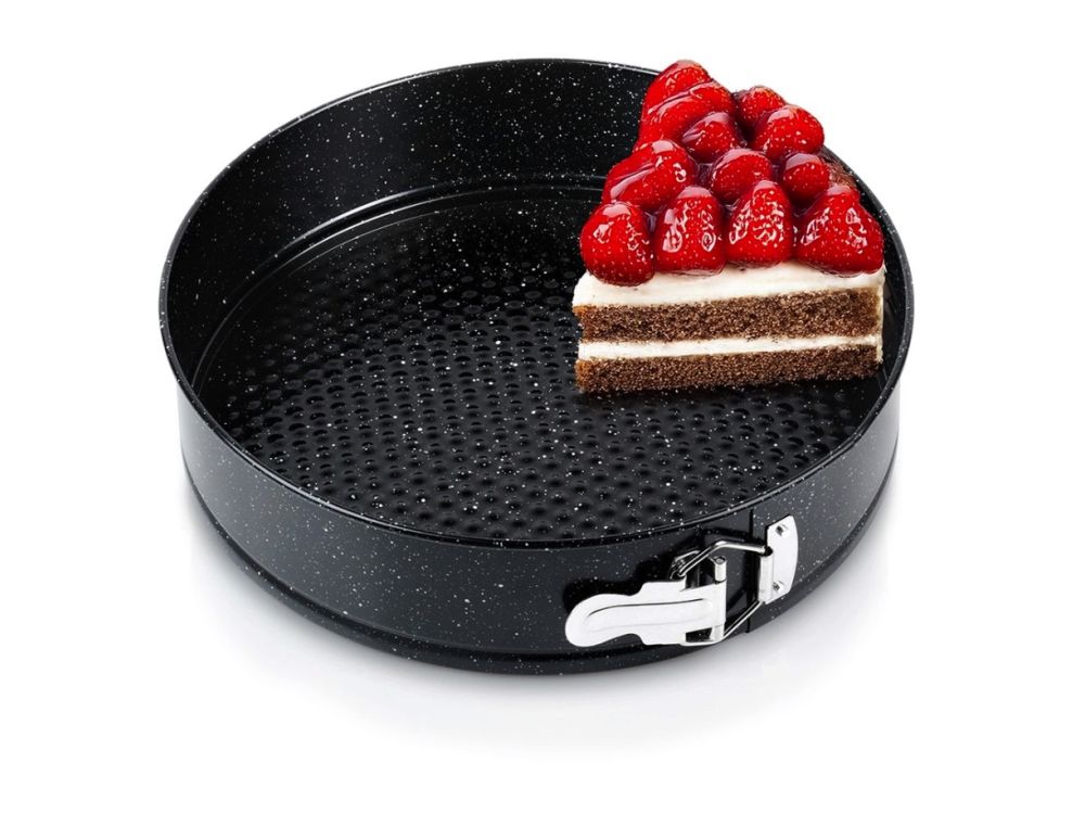 Tortownica okrągła rozpinana granitowa - Vilde - 28 cm