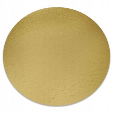 Smooth cake board - golden 14 cm