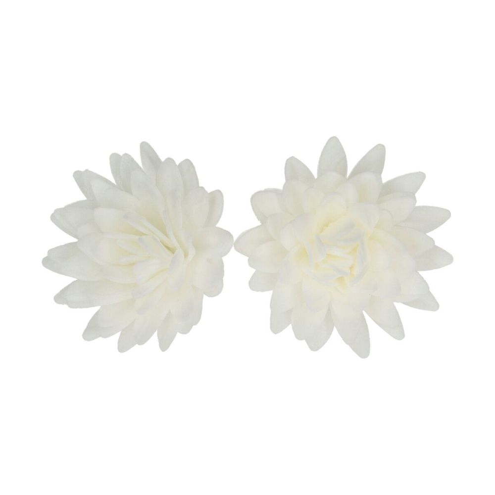 Edible Wafer Flowers Deluxe - FunCakes - white aster, 14 pcs