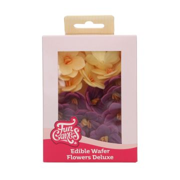 Jadalne kwiaty waflowe Hortensja - FunCakes - mix, 18 szt.