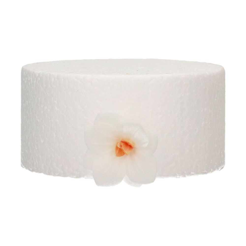 Edible Wafer Flowers Deluxe - FunCakes - white hydrangea, 18 pc