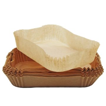 Foremki papierowe do Air Fryera - 22 x 14 x 4,5 cm, 100 szt.