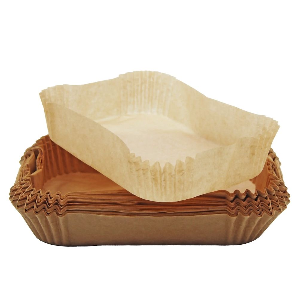 Foremki papierowe do Air Fryera - 22 x 14 x 4,5 cm, 100 szt.