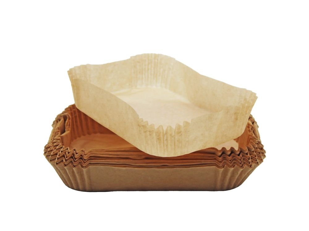 Foremki papierowe do Air Fryera - 22 x 14 x 4,5 cm, 100 szt.