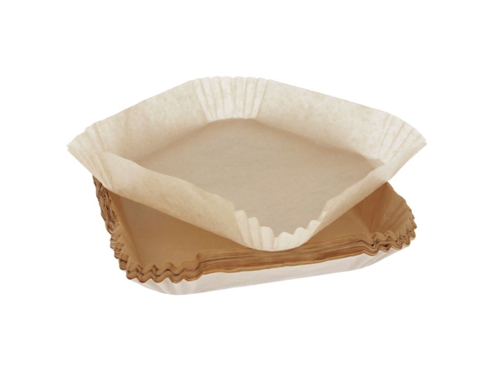 Foremki papierowe do Air Fryera - 16 x 20 x 4,5 cm, 100 szt.