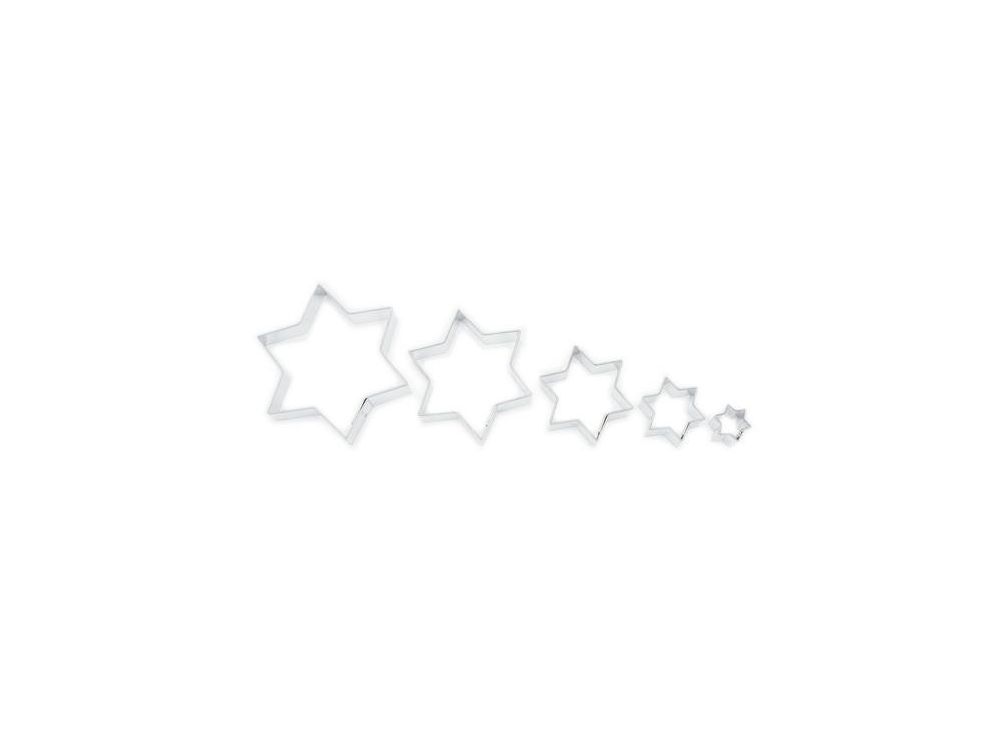 Set of cookie cutters - Smolik - stars, 5 pcs.