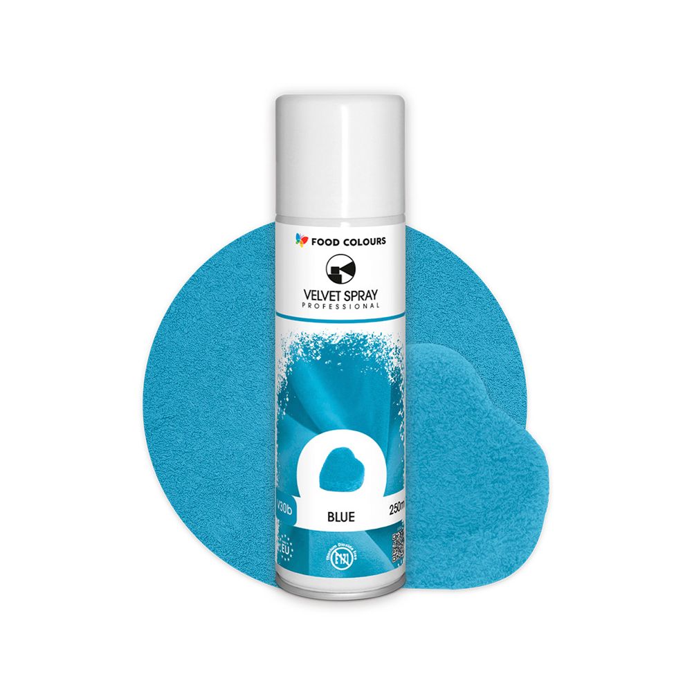 Velvet Spray - Food Colours - Blue, 250 ml