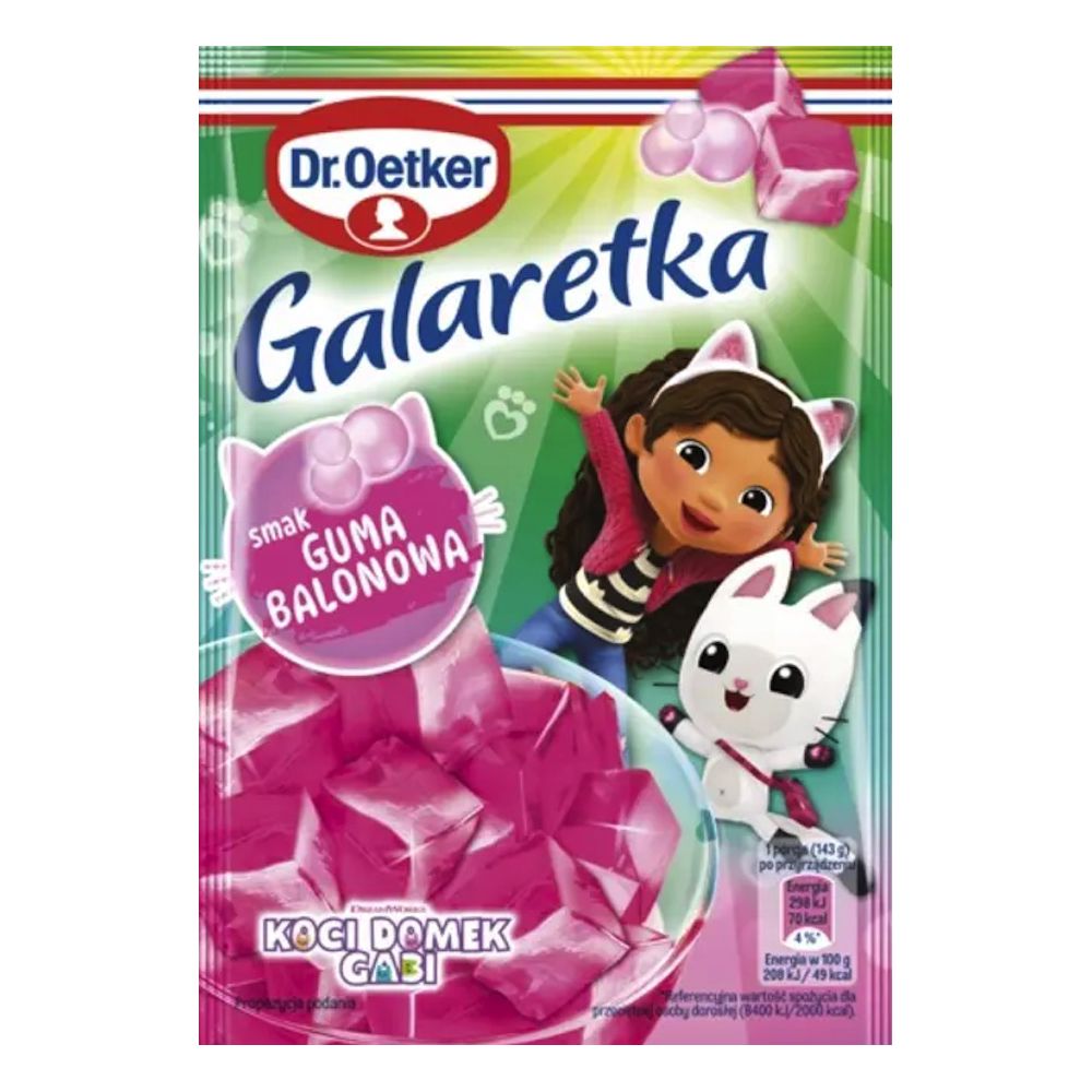 Jelly Gabi's Cat's House Balloon Gum - Dr. Oetker - 72 g