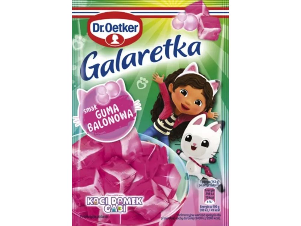 Jelly Gabi's Cat's House Balloon Gum - Dr. Oetker - 72 g