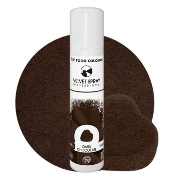 Zamsz w sprayu Velvet Spray - Food Colours - Dark Chocolate, 100 ml