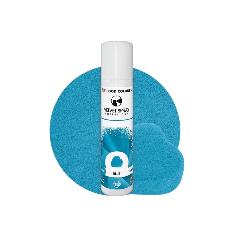 Velvet Spray - Food Colours - Blue, 100 ml