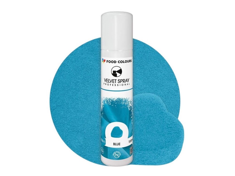 Velvet Spray - Food Colours - Blue, 100 ml