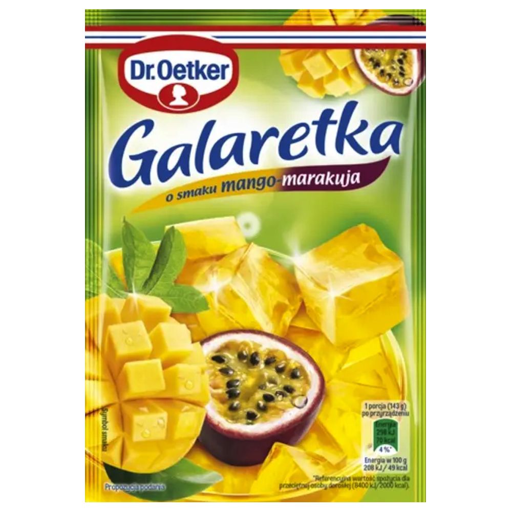 Jelly Mango-Passion fruit - Dr. Oetker - 72 g