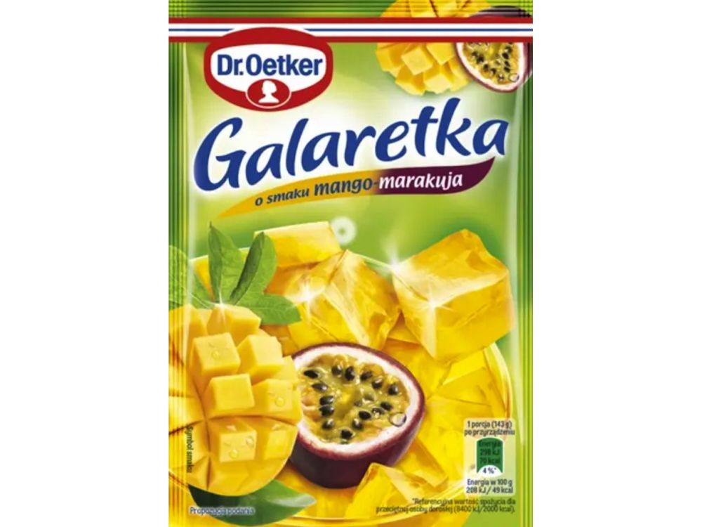 Galaretka Mango-Marakuja - Dr. Oetker - 72 g