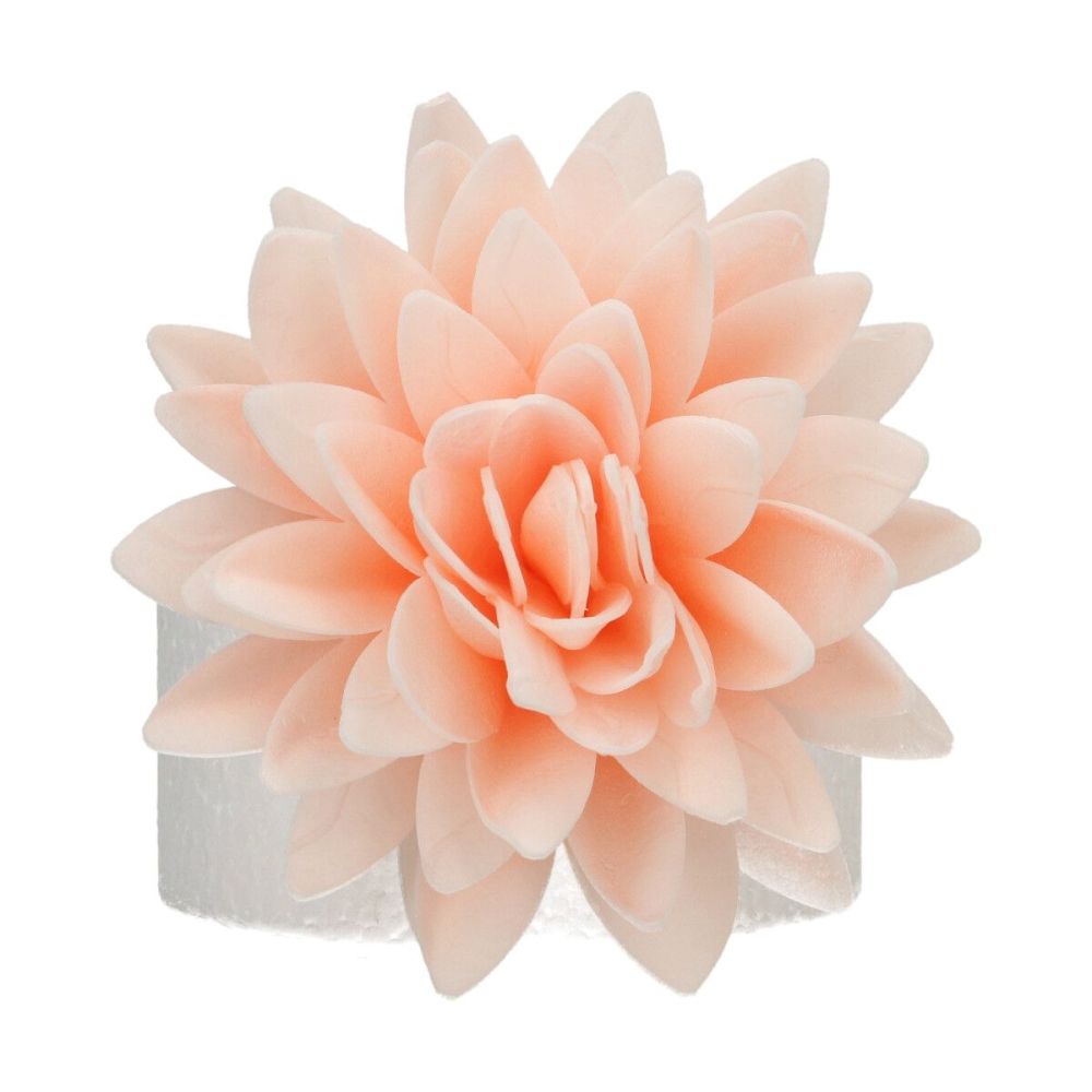 Edible Wafer Flowers Deluxe - FunCakes - orange ombre peony