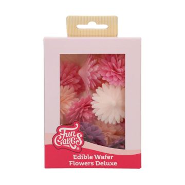 Edible Wafer Flowers Deluxe - FunCakes - Daisy Mix
