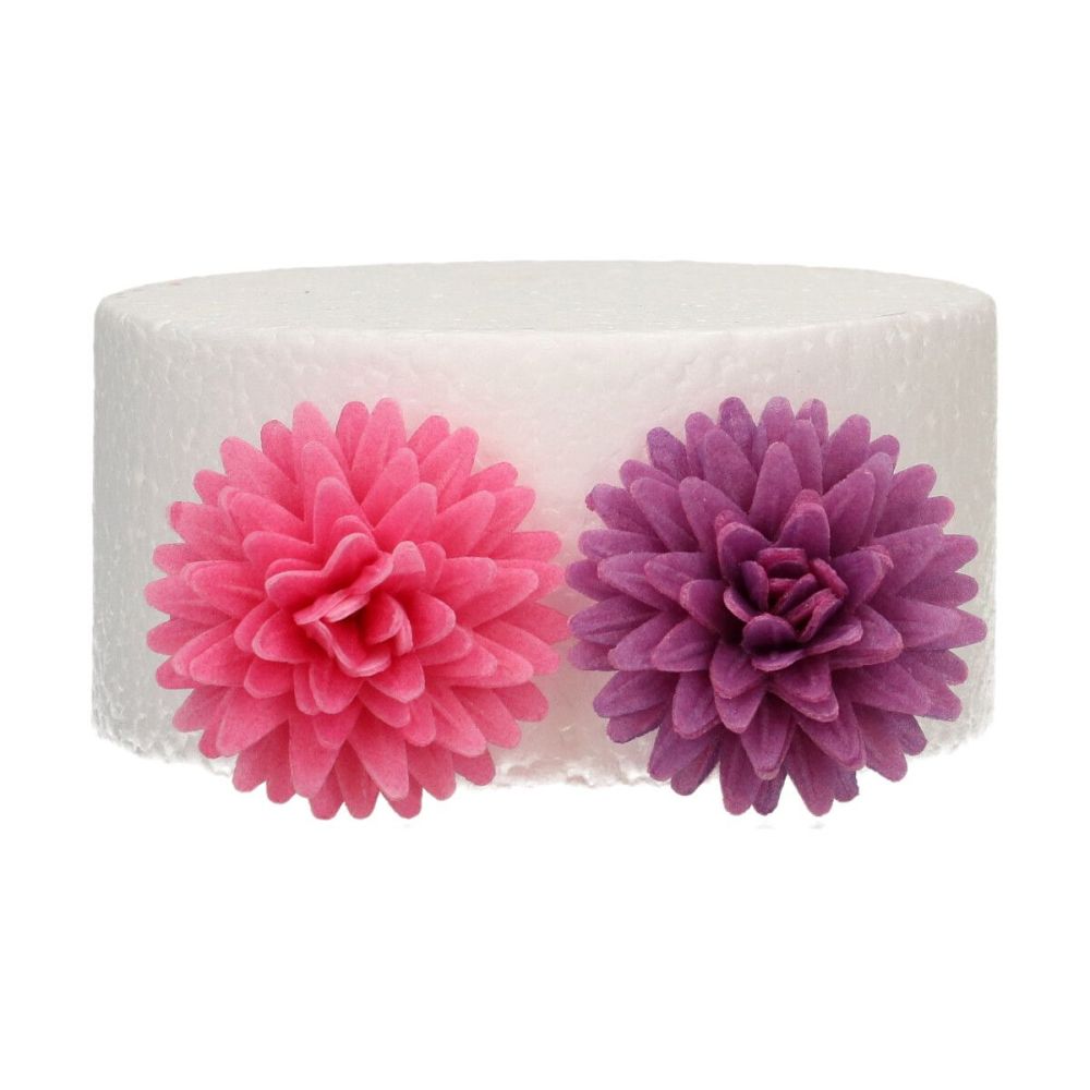 Jadalne kwiaty waflowe Stokrotki - FunCakes - mix, 12 szt.