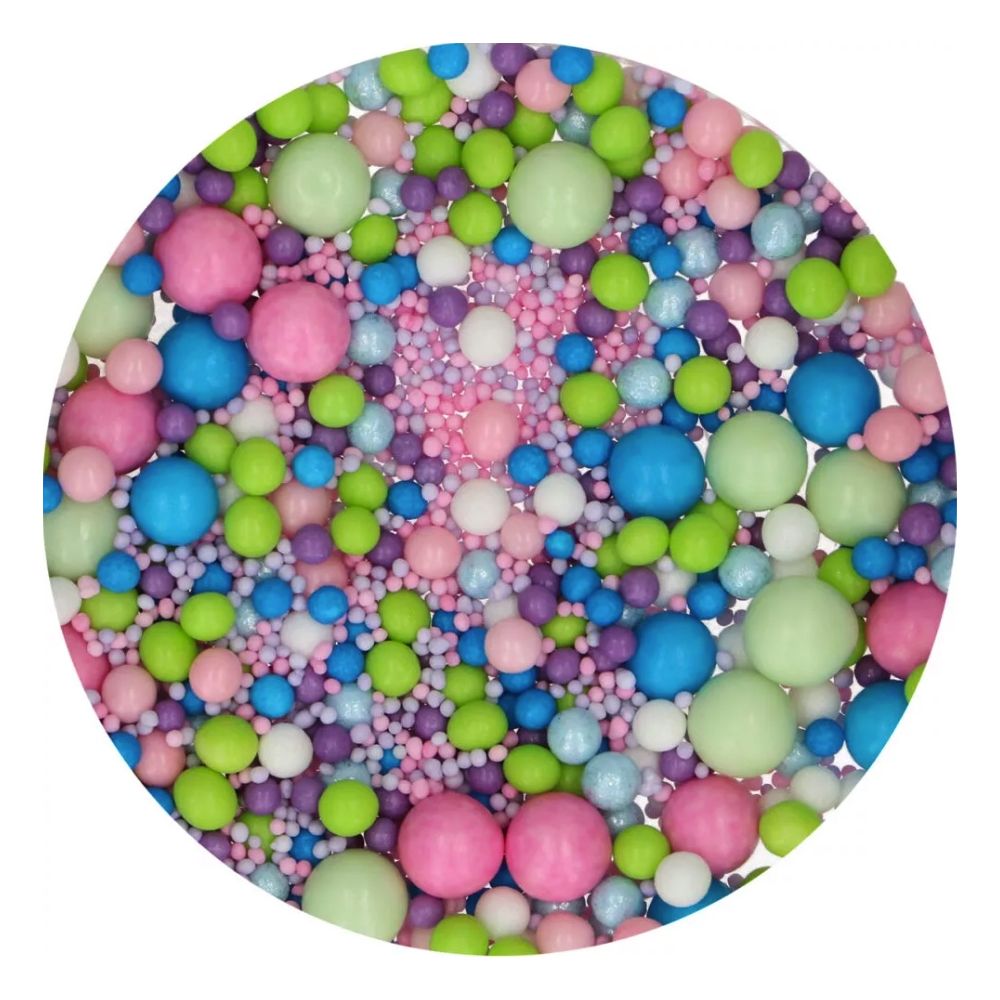Posypka cukrowa Soft Pearls - FunCakes - Magic Fairytale, 80 g