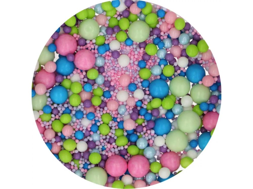 Posypka cukrowa Soft Pearls - FunCakes - Magic Fairytale, 80 g