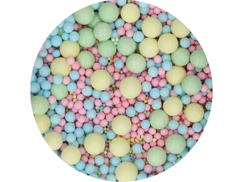 Soft Pearls sugar sprinkles - FunCakes - Pastel Perfect, 80 g