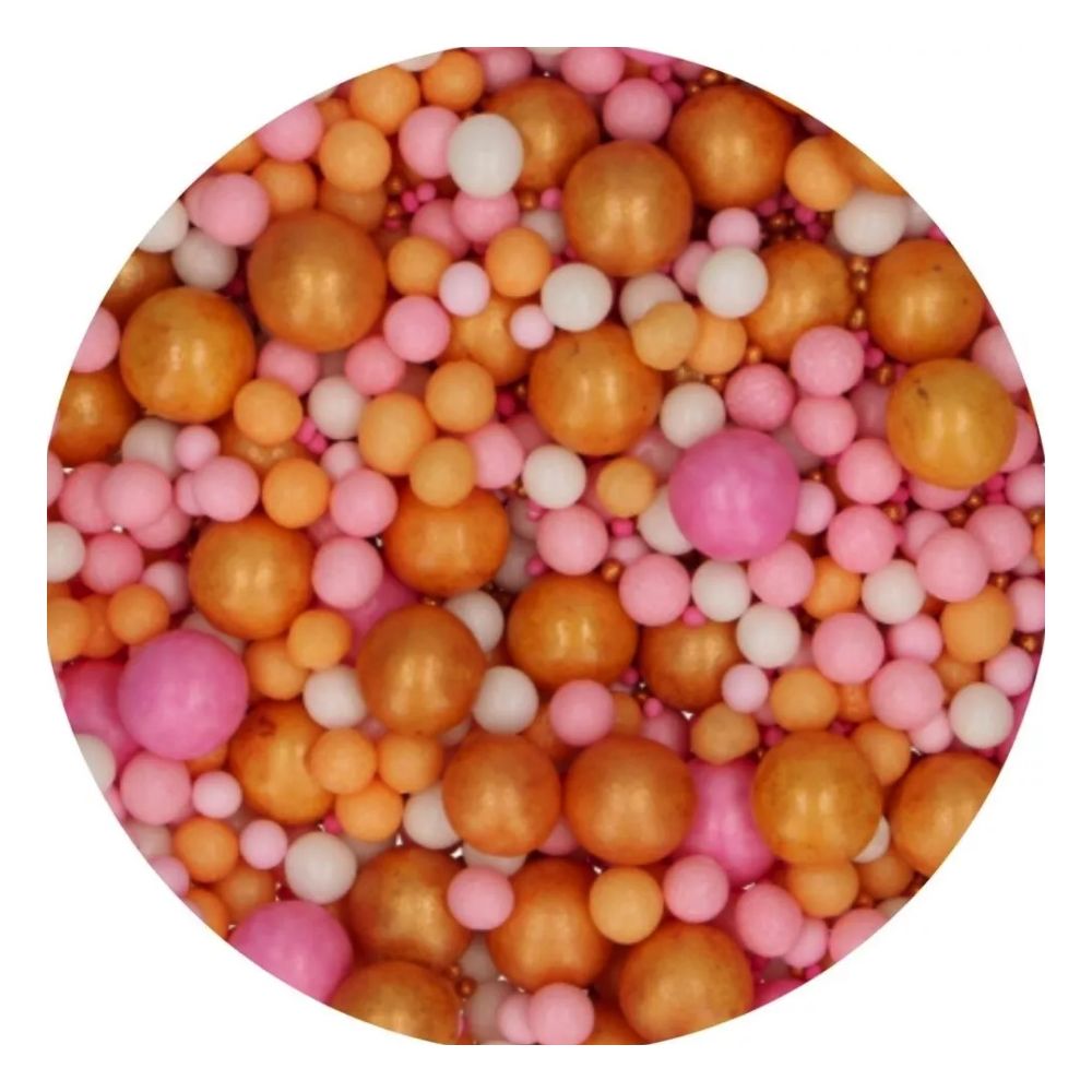 Soft Pearls sugar sprinkles - FunCakes - Summer Sunset, 80 g