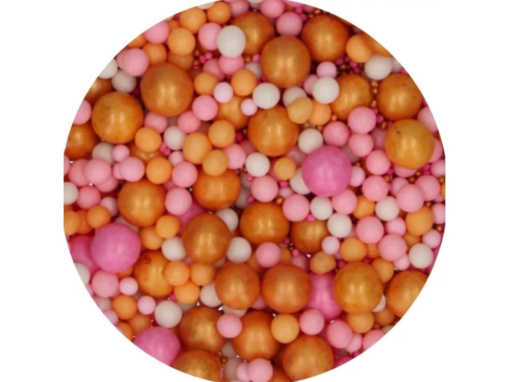 Posypka cukrowa Soft Pearls - FunCakes - Summer Sunset, 80 g