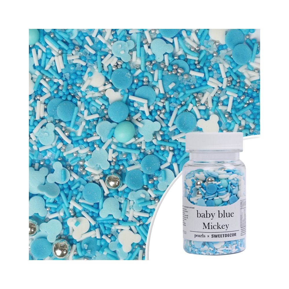 Sugar sprinkles - Mickey Mouse, blue, 70 g