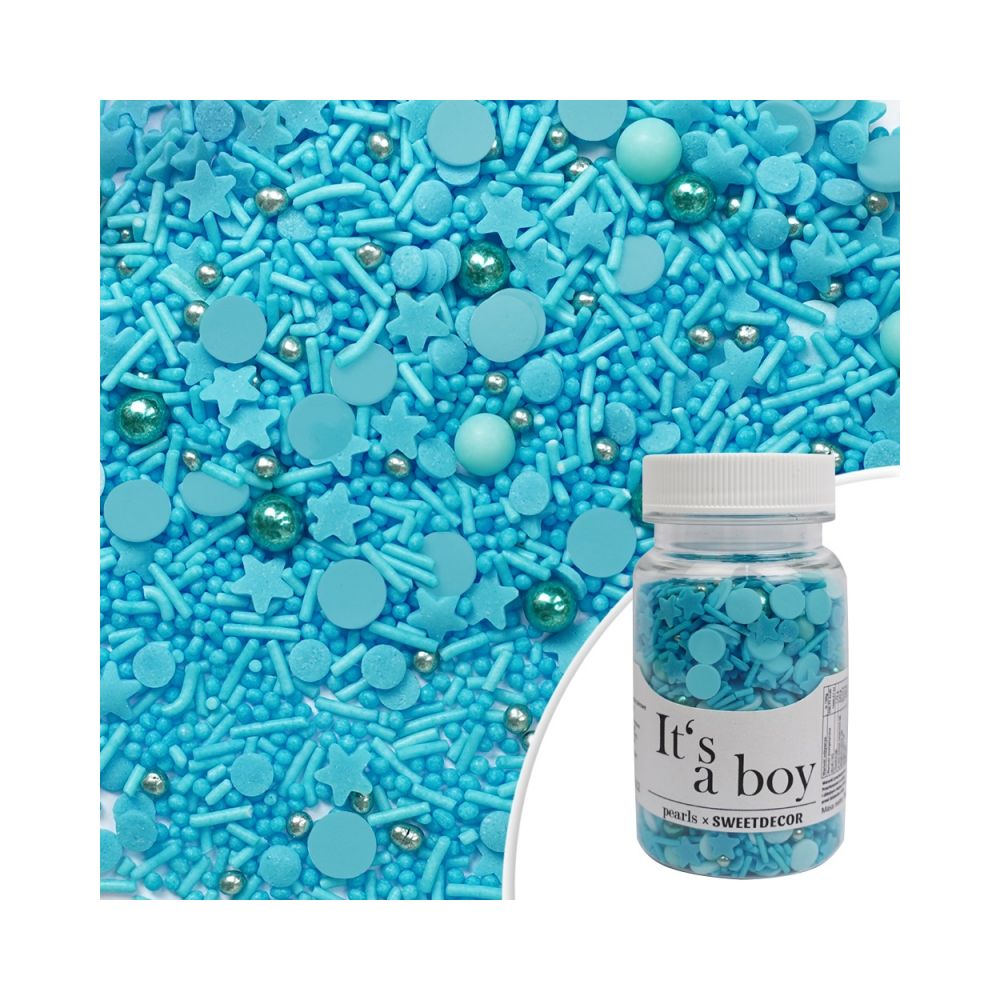 Sugar sprinkles - boy, mix, 70 g