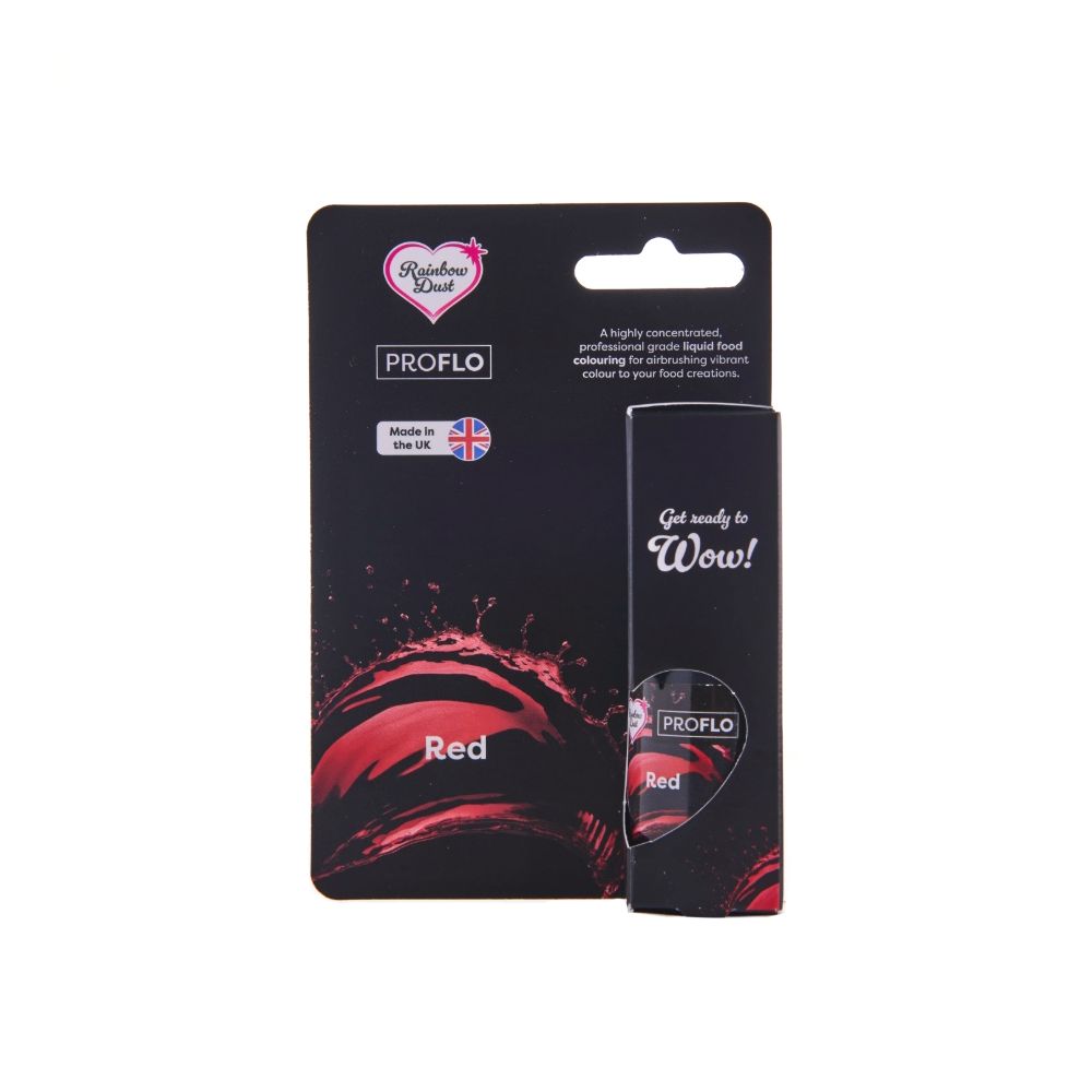 Liquid food colouring ProFlo - Rainbow Dust - Red, 19 g
