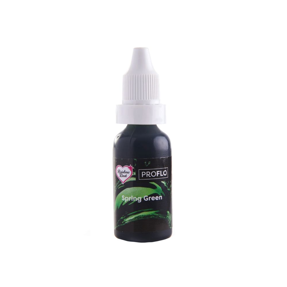 Liquid food colouring ProFlo - Rainbow Dust - Green, 19 g