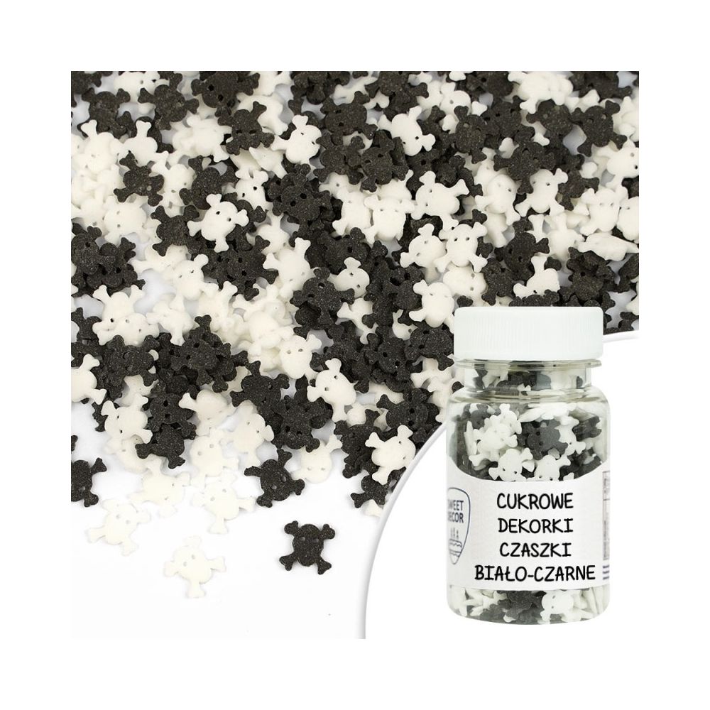 Posypka cukrowa na Halloween - czaszka, 30 g