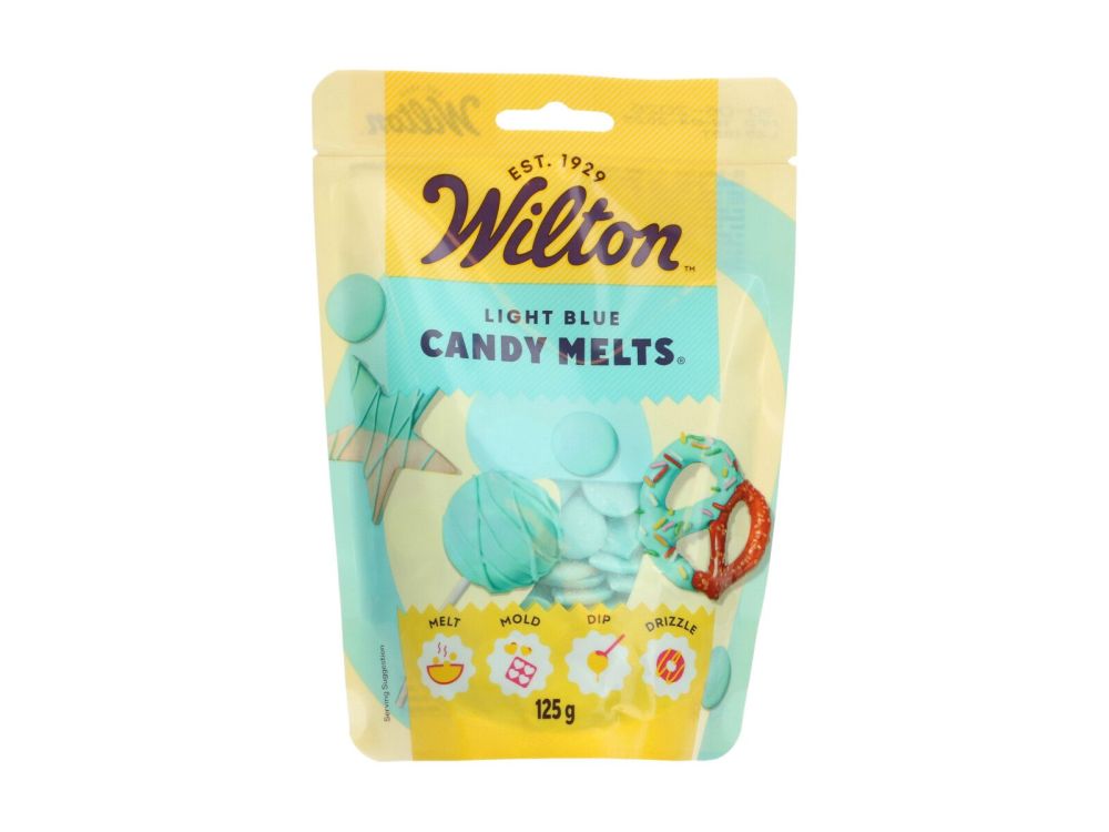 Pastylki Candy Melts - Wilton - jasnoniebieskie, 125 g