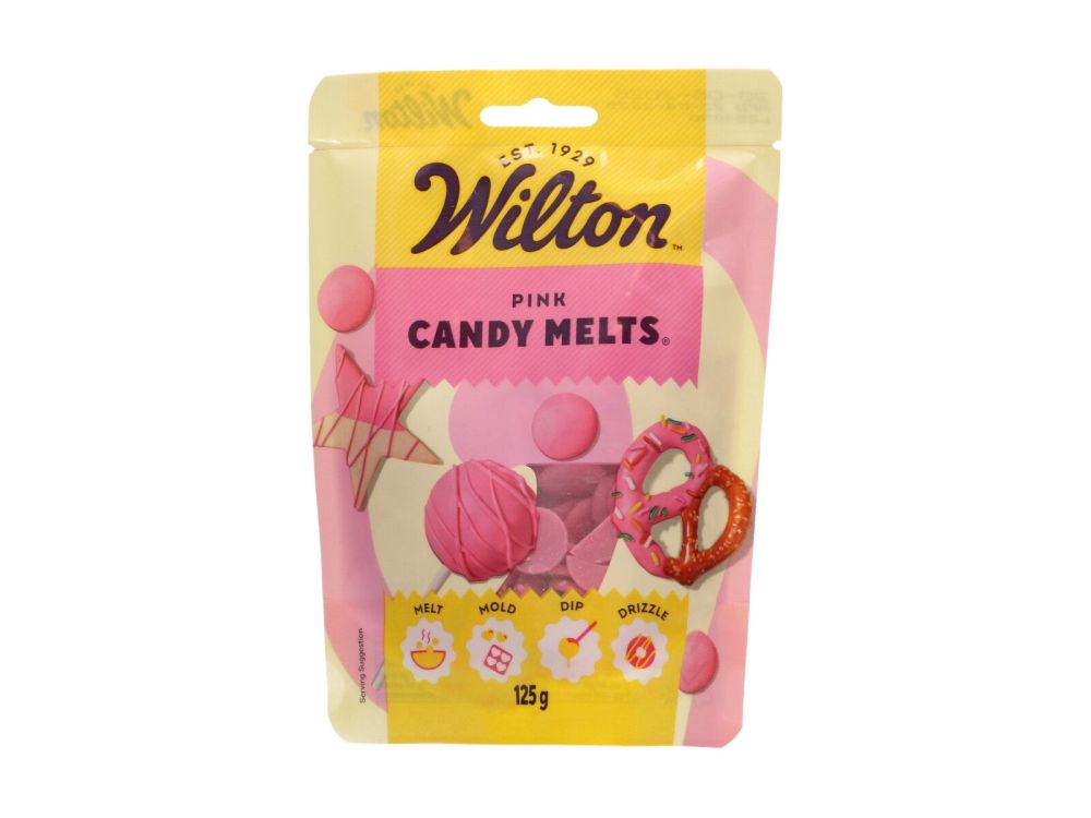 Pastylki Candy Melts - Wilton - różowe, 125 g