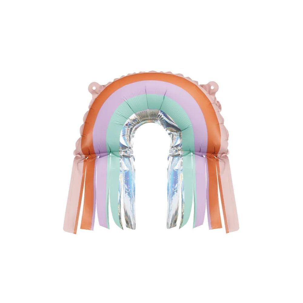 Foil balloon Rainbow Fringe - PartyDeco - 38 x 41 cm, 3 pcs