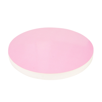 Round cake base - thick, polystyrene, pink, 30 cm