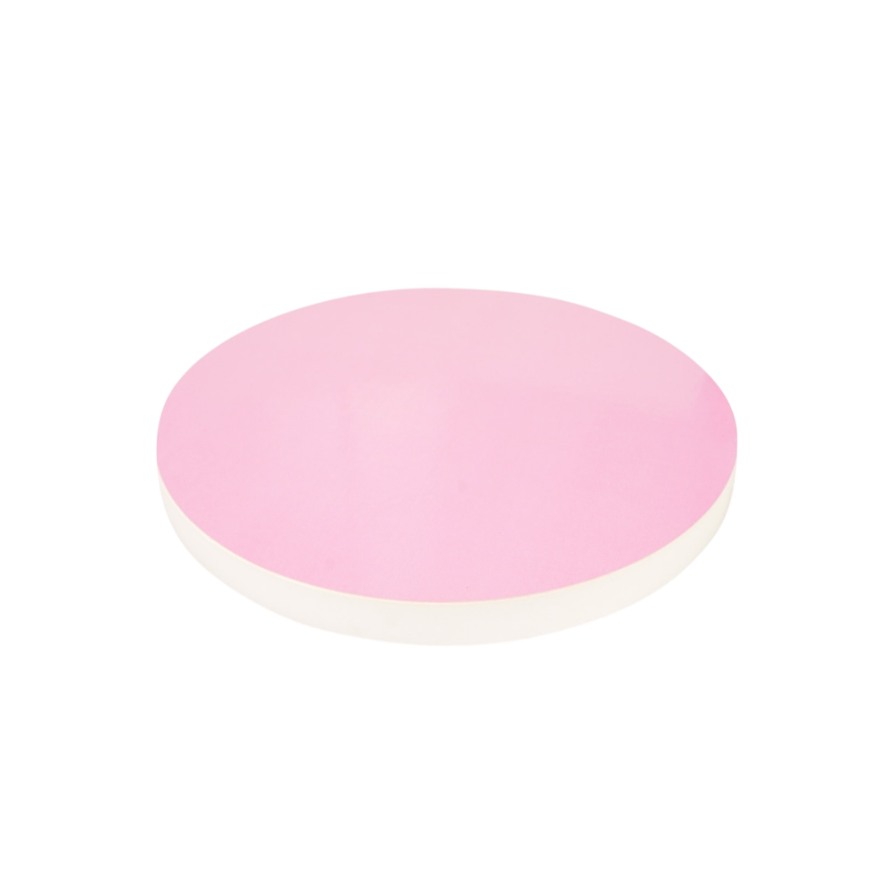 Round cake base - thick, polystyrene, pink, 30 cm