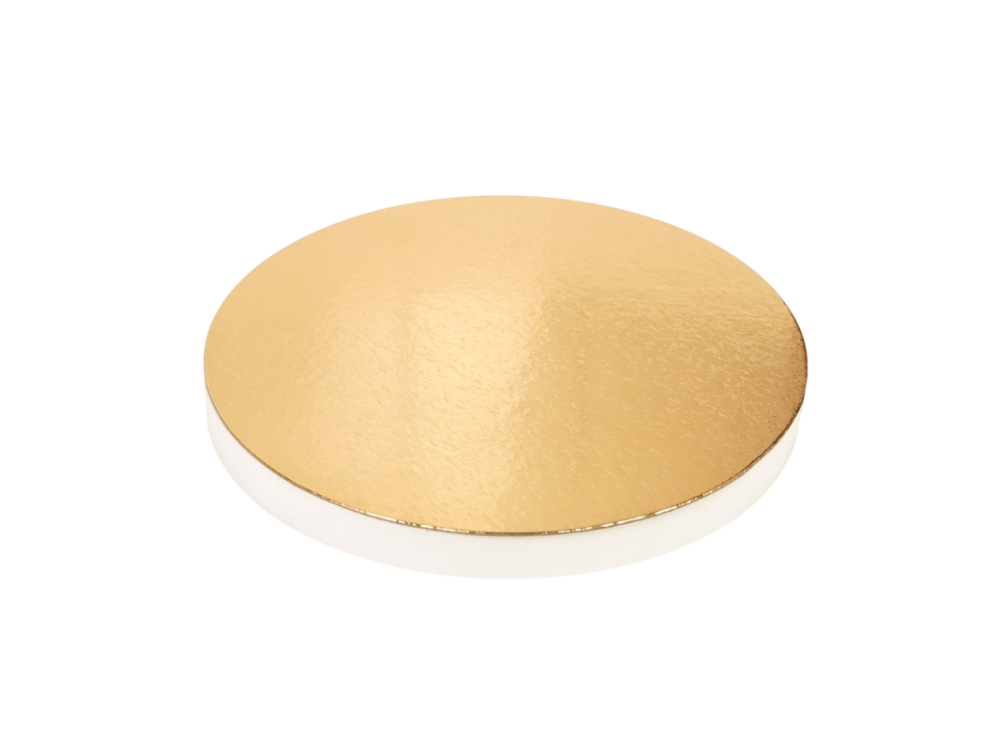 Podkład pod tort StyroCake okrągły - złoty, 30 cm