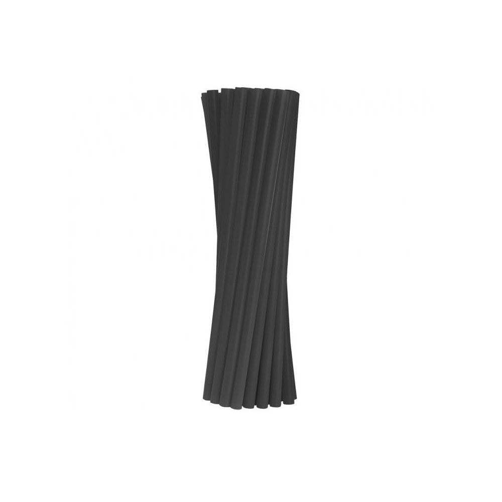 Reusable drinking straws - GoDan - black, 250 pcs