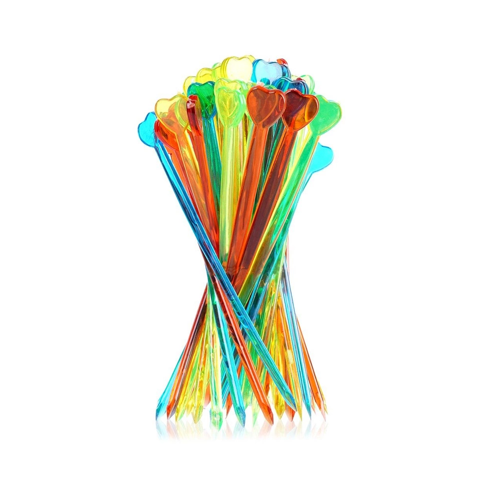 Heart Picks – Orion - mix of colors, 30 pcs