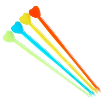 Heart Picks – Orion - mix of colors, 30 pcs