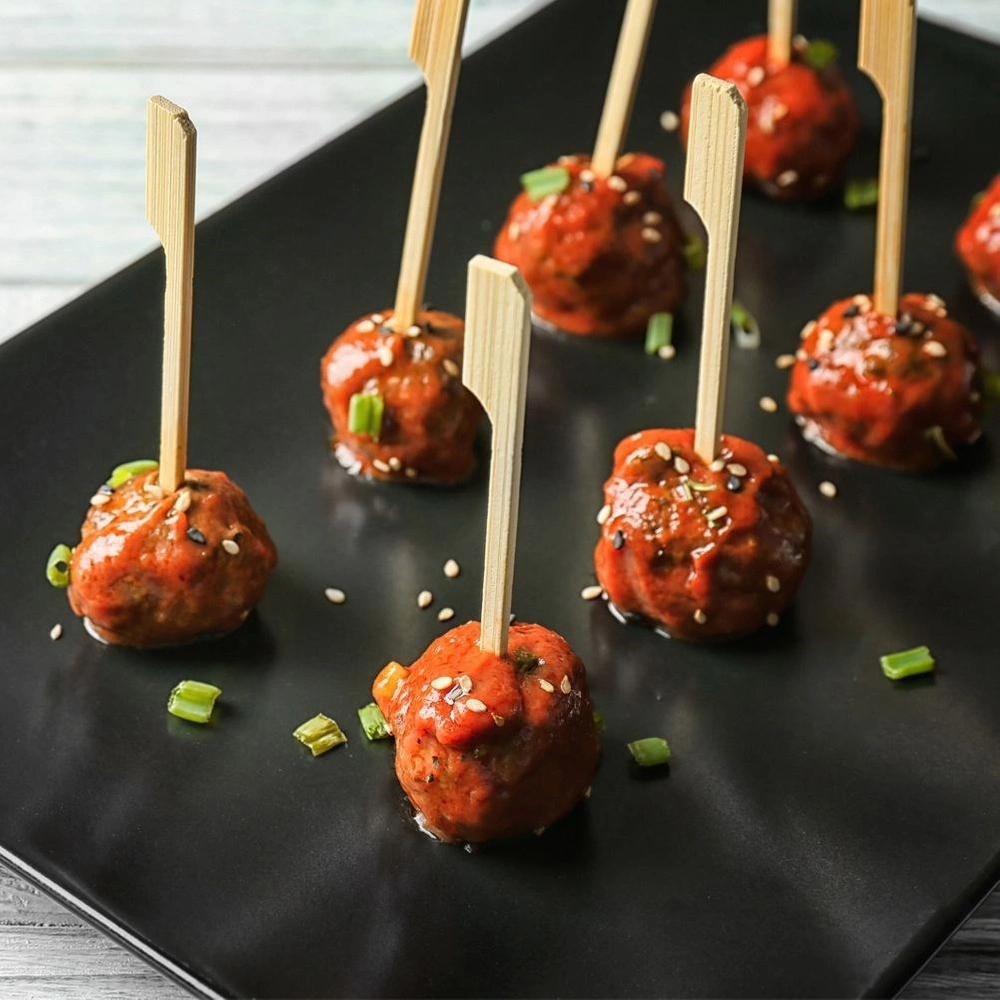 Bamboo burger picks - Orion - 50 pcs.