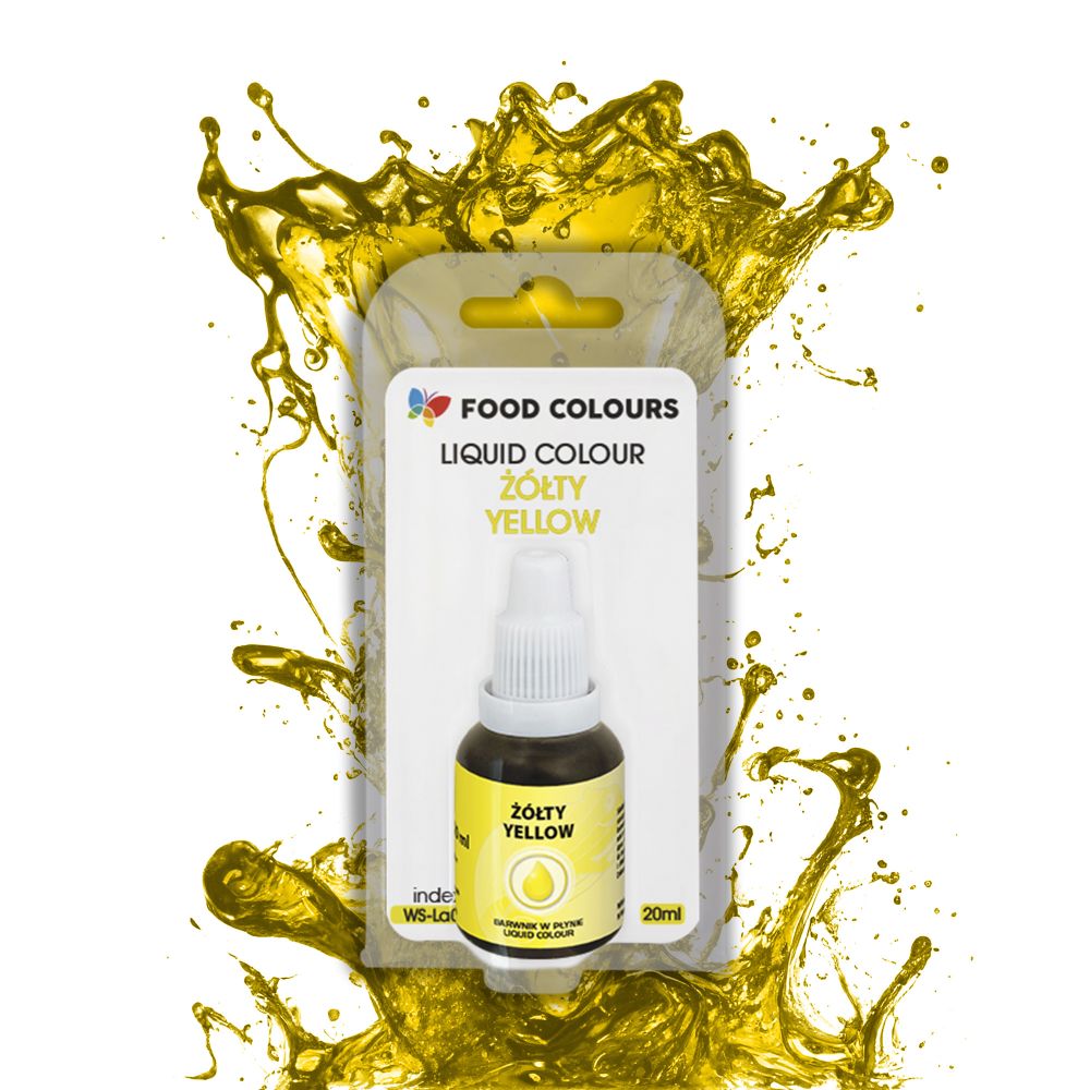 Liquid food color - Food Colours - yellow, 20 ml