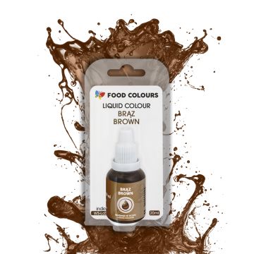 Barwnik spożywczy w płynie - Food Colours - brązowy, 20 ml