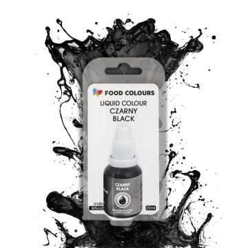 Liquid food color - Food Colours - black, 20 ml