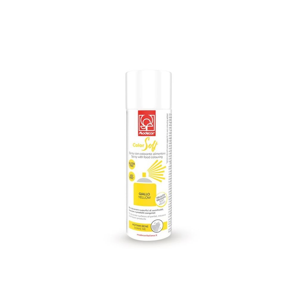 Velvet spray ColorSoft - Modecor - Giallo, 250 ml