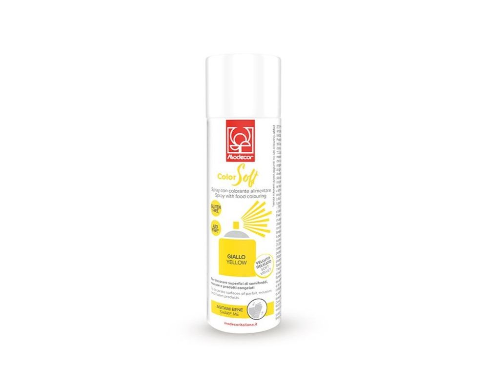 Velvet spray ColorSoft - Modecor - Giallo, 250 ml
