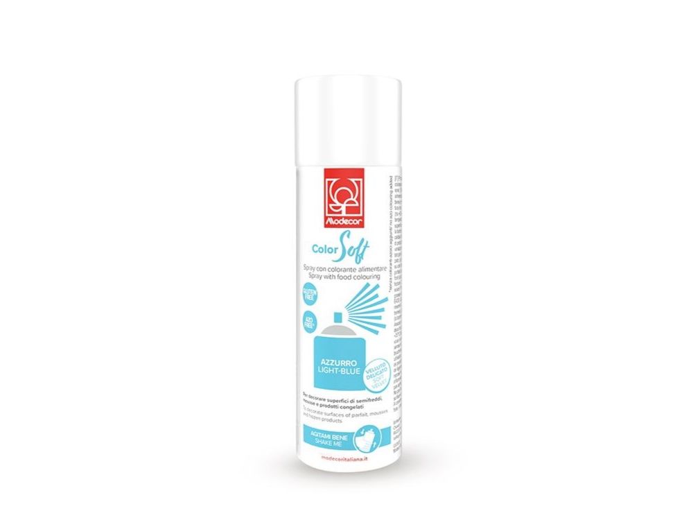Zamsz w sprayu ColorSoft - Modecor - Azzurro, 250 ml