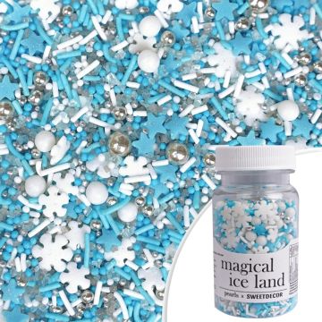 Sugar sprinkles - winter, mix, 70 g